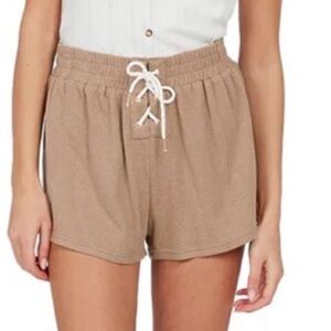 Volcom Medium Shorts Lived in Lounge in Vintage Brown Fleece NWT